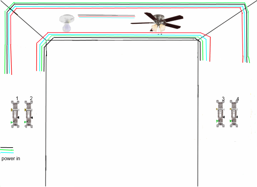 fan light wiring diagram